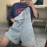 Gemütlicher Retro-Jeans-Overall